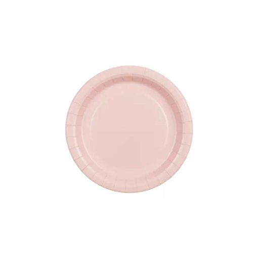 Picture of PAPER PLATES LIGHT PINK 18CM - 6 PACK